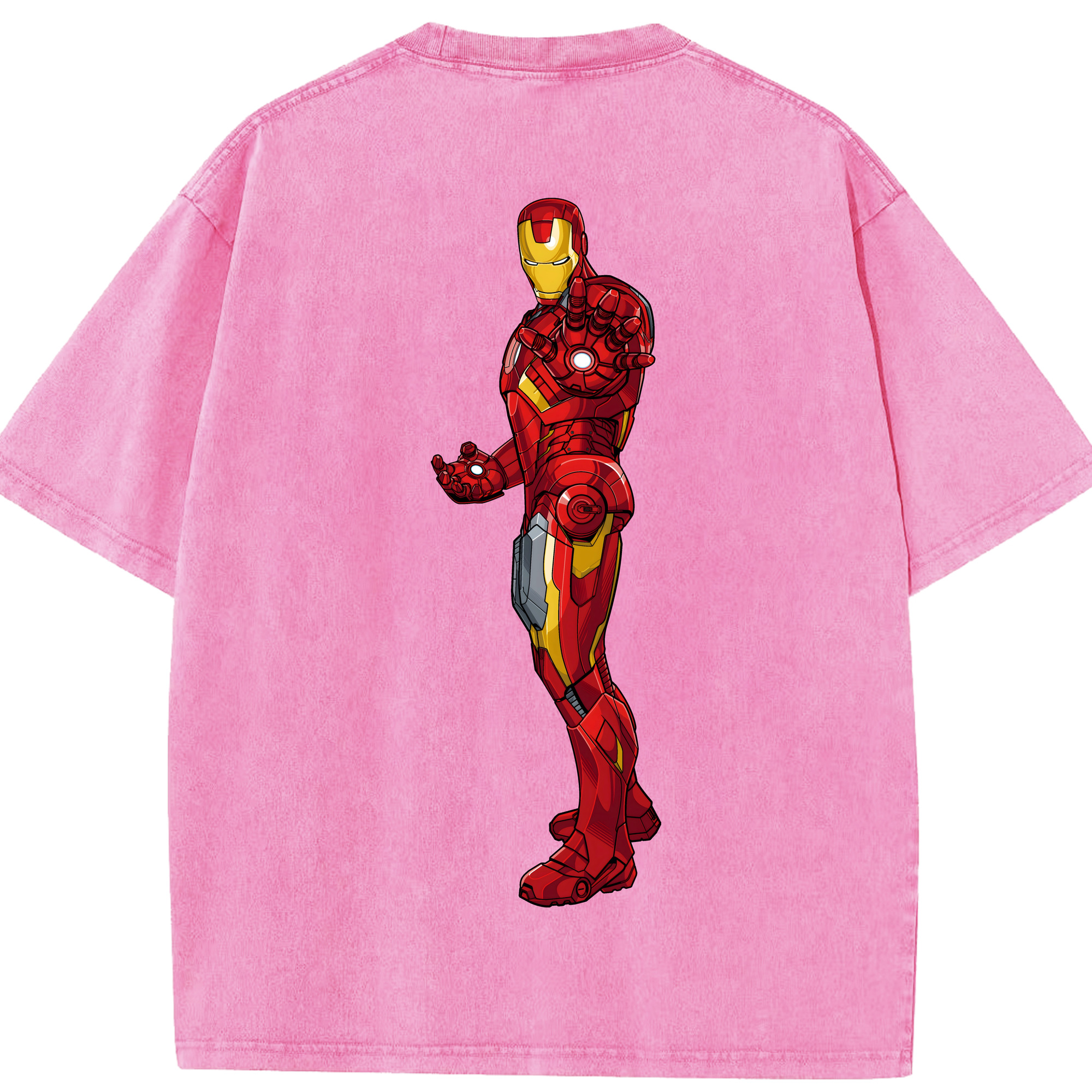 （画像用） アベンジャーズ The Avengers 綿100% ヴィンテージ風 半袖Tシャツ（背面プリント）